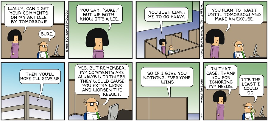 Dilbert Cartoon